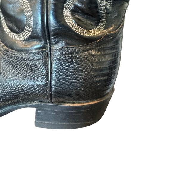 Tony Lama Exotic Genuine Lizard Cowboy Boots Men’s Size 8.5 B - Picture 9 of 13